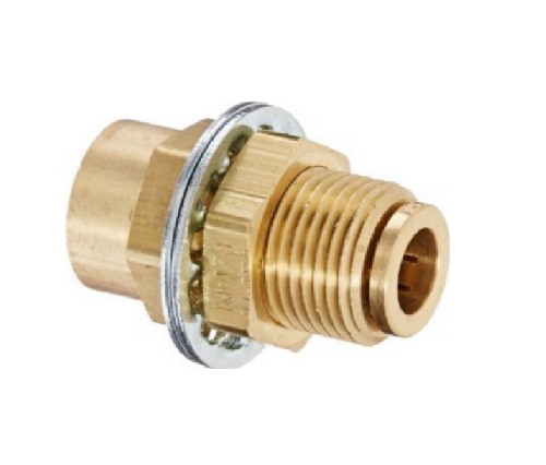 1586 D.O.T Push in weiblicher Bulkhead Union