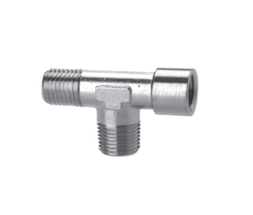 BSPP-Adapter männlicher weiblicher Tee-1/4-Thread