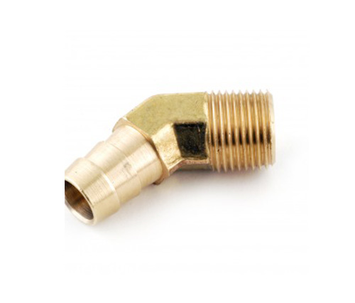 1/8 npt x 1/4 Schlauch Barb -Anpassung 45 ° männlicher Ellbogen
