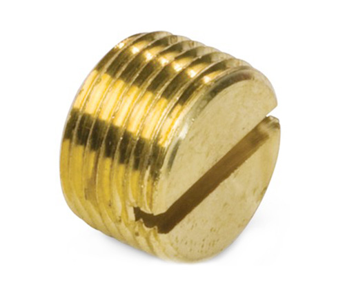 3150 Messing Male Slotted Pipe Stecker